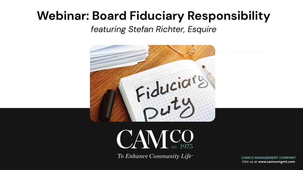 Webinar Board Fiduciary Responsibility scaled